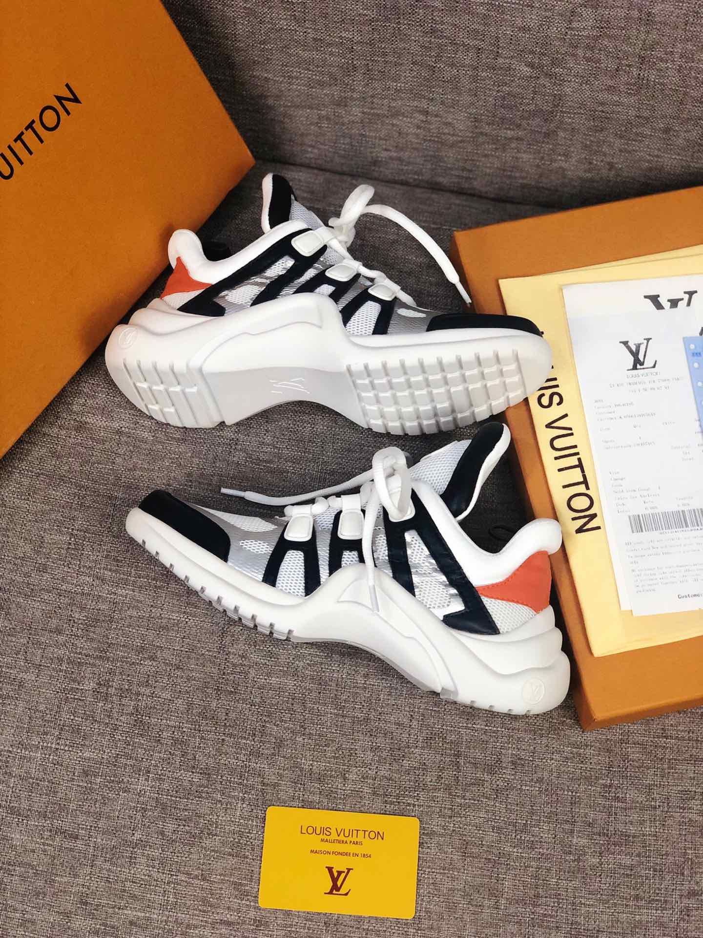 GLM - LUV Archlight White Black Orange Sneaker