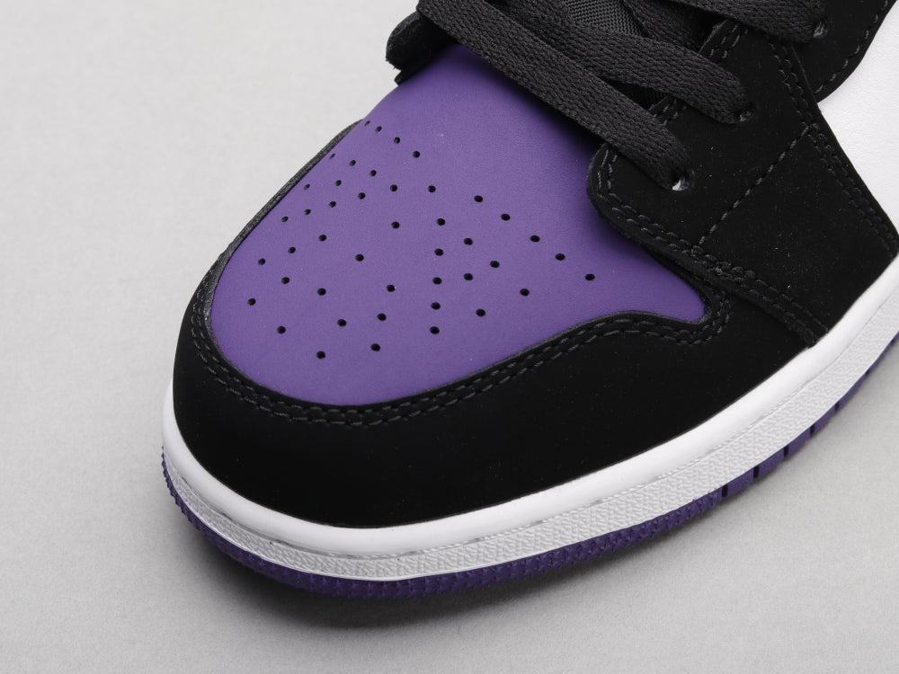 GLM - AJ1 Black and purple toes