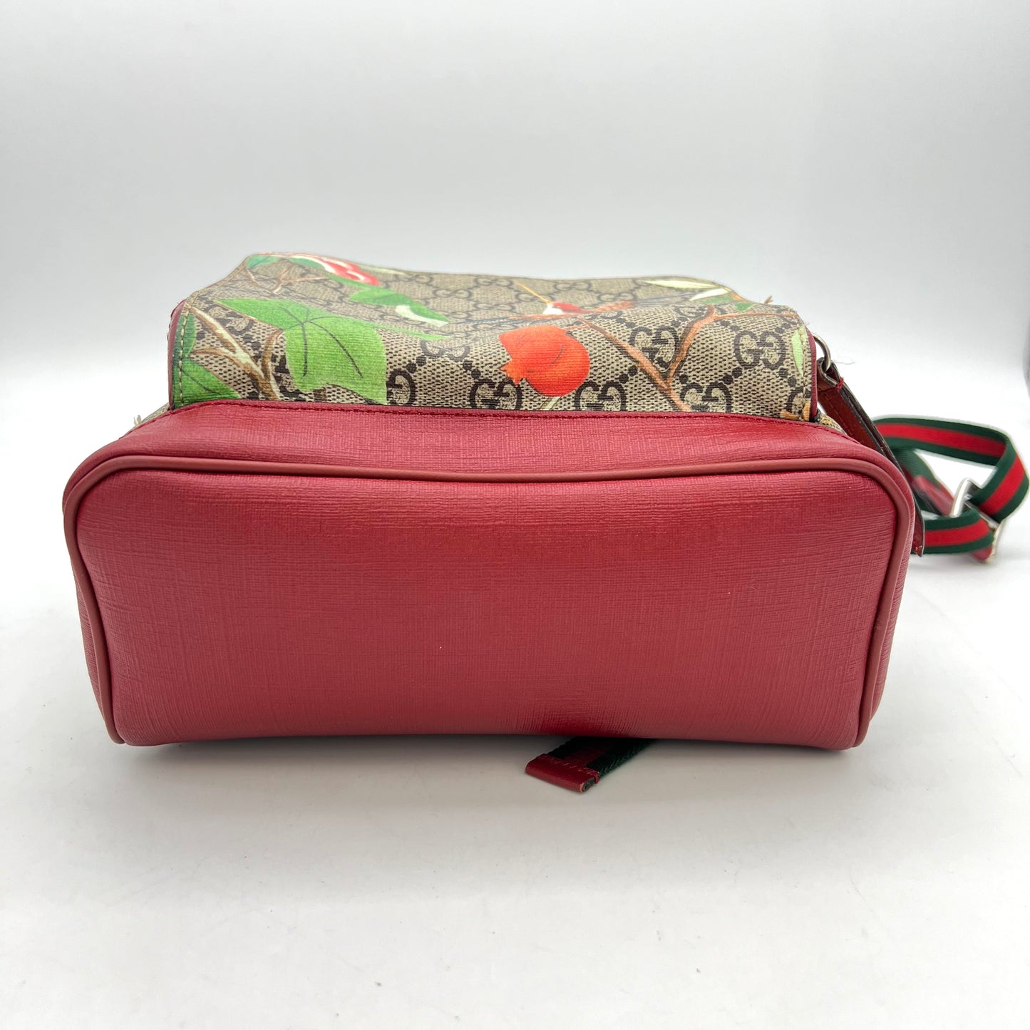 GUCCI Red GG Supreme Canvas Tian Eden Backpack Small LA26013