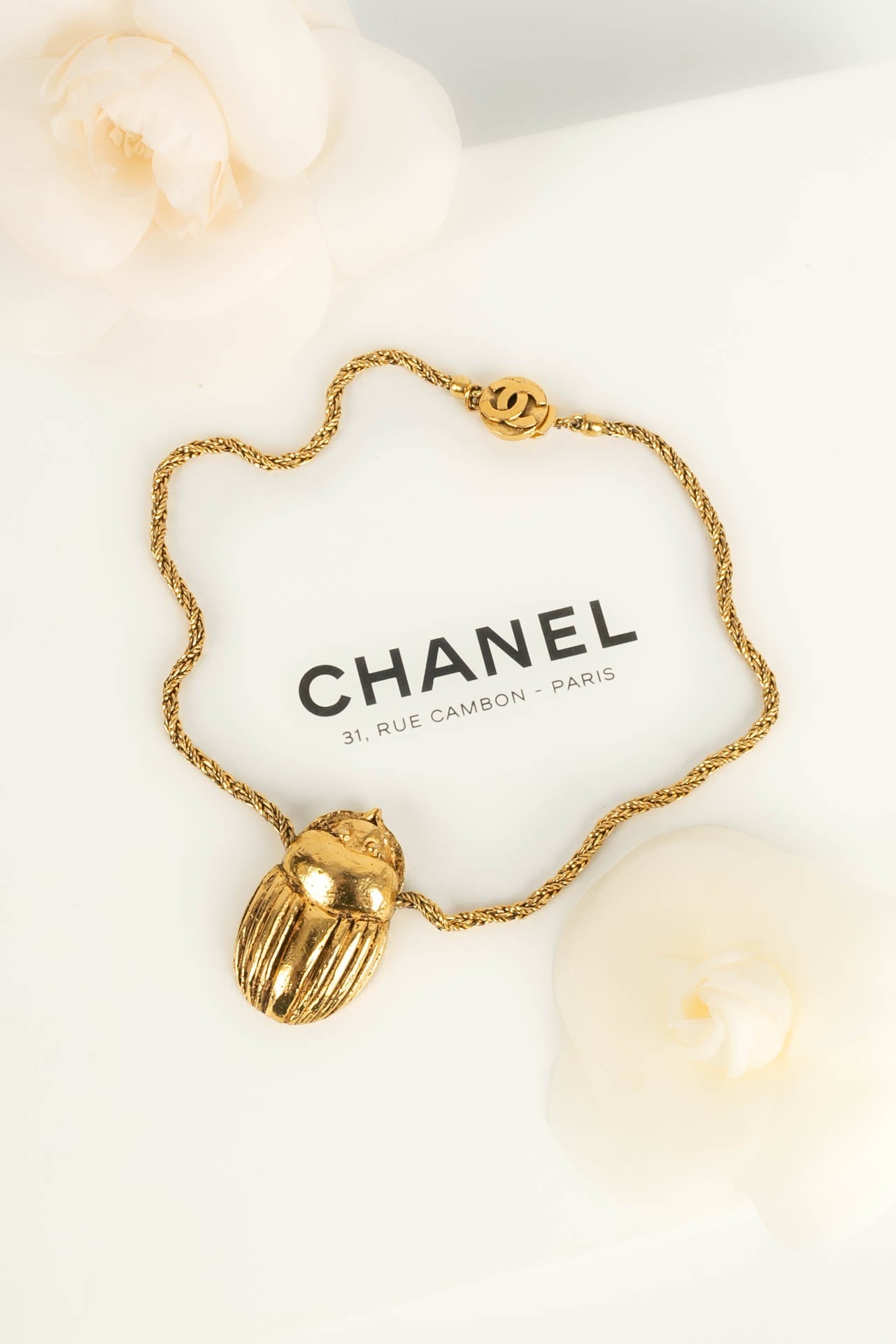 Collier "ScarabÃƒÆ’Ã‚Â©e" Chanel