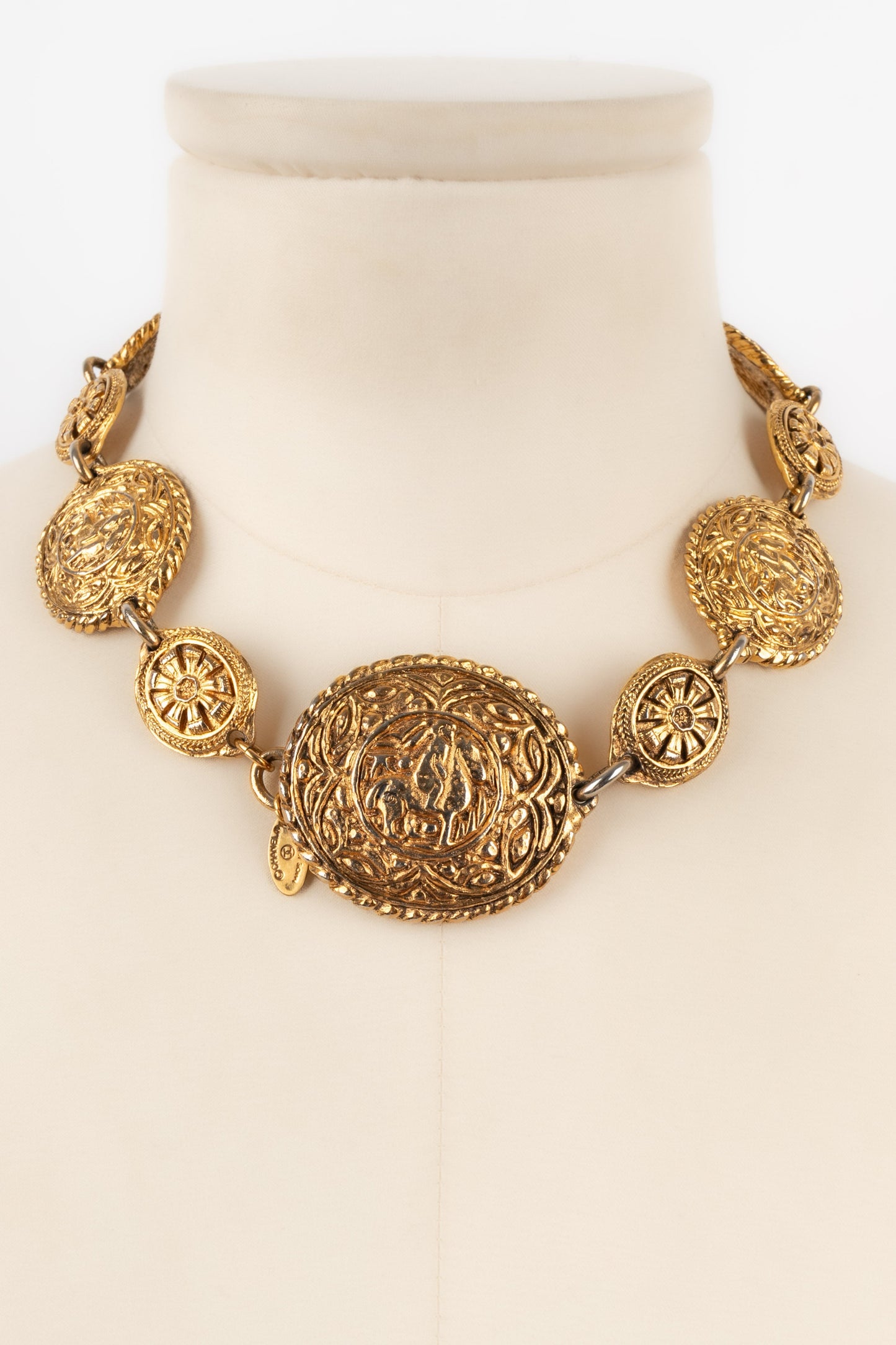 Collier dorÃƒÆ’Ã‚Â© Chanel 1980s