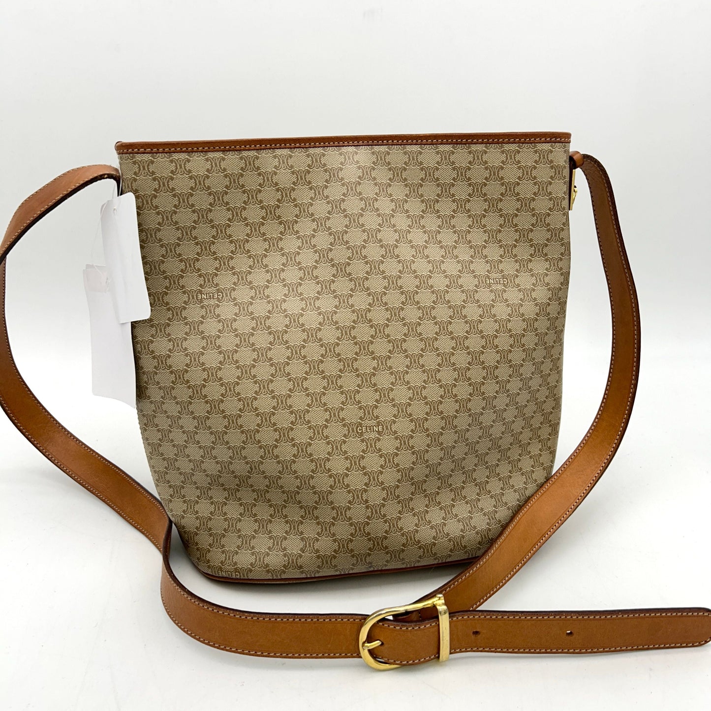 Celine Vintage Leather Shoulder Bag WDce8818zw