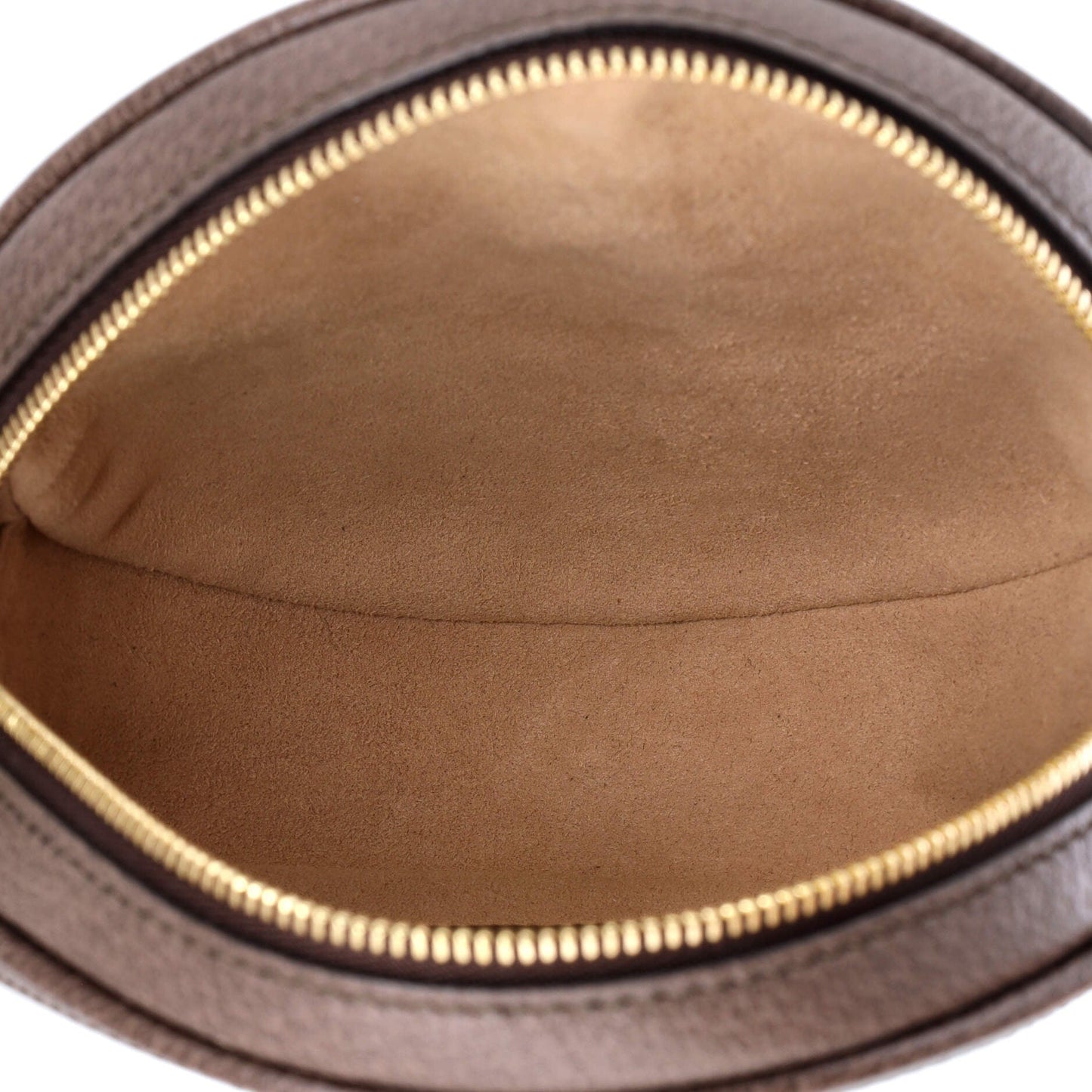 Ophidia Round Wristlet Wallet GG Coated Canvas