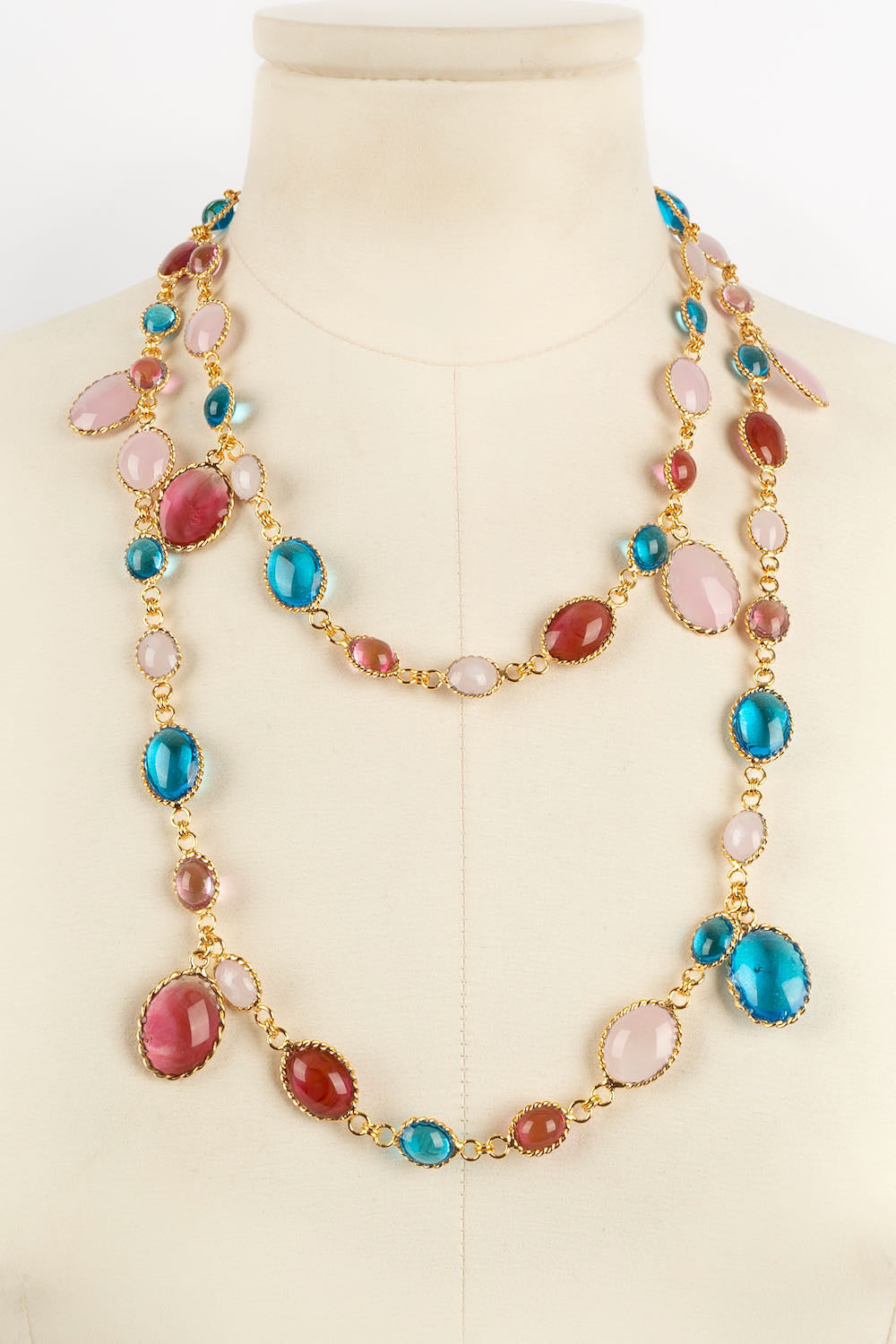 Collier en pÃƒÆ’Ã‚Â¢te de verre Augustine