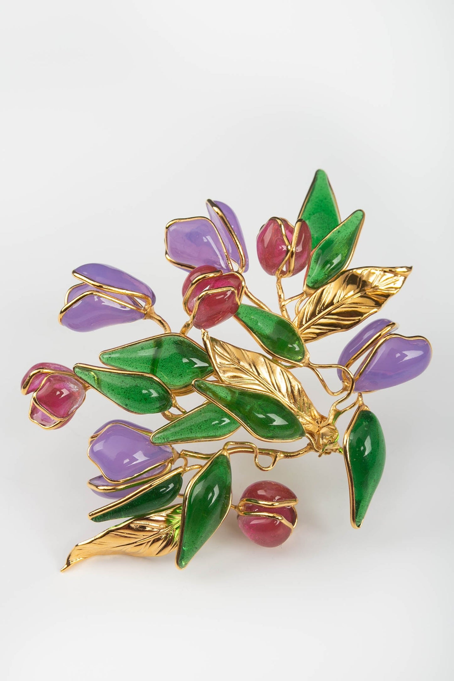 Broche en pÃƒÆ’Ã‚Â¢te de verre Augustine
