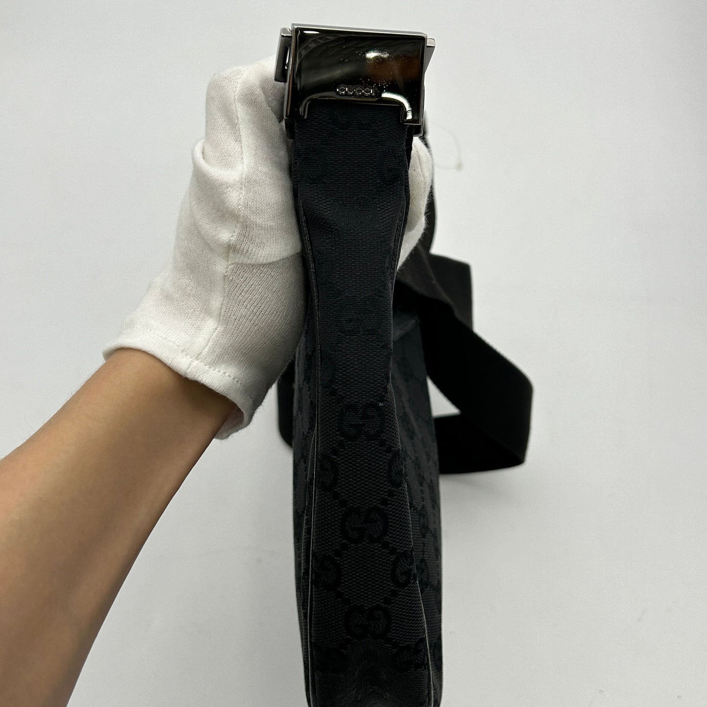 GUCCI Monogram Medium Half Moon Hobo 2120700084426