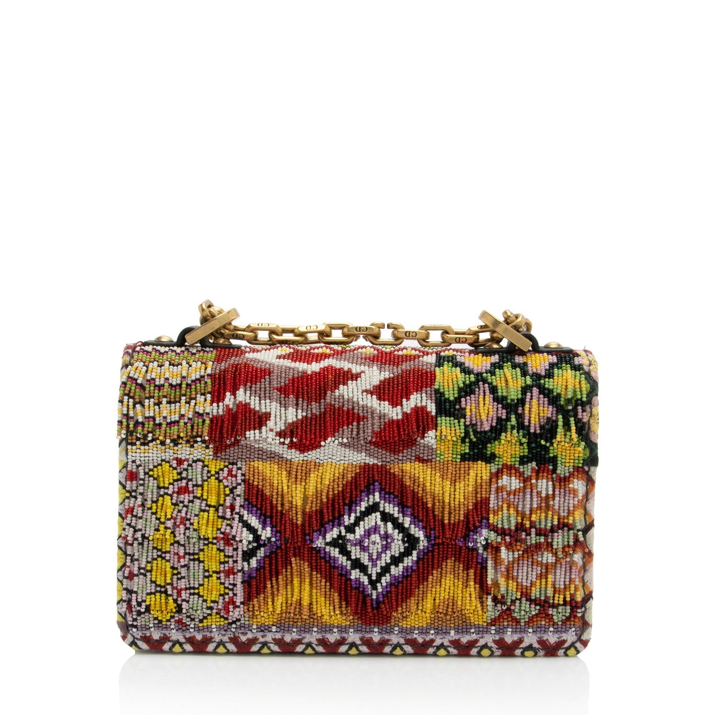 Dior Leather Beaded J'adior Flap Bag