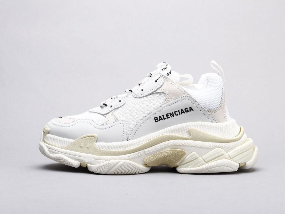 GLM - Bla Triple S Pure White Sneaker