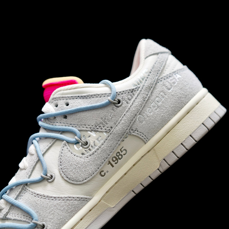 GLM - OW x Dunk (NO.38) light blue shoelace pink buckle