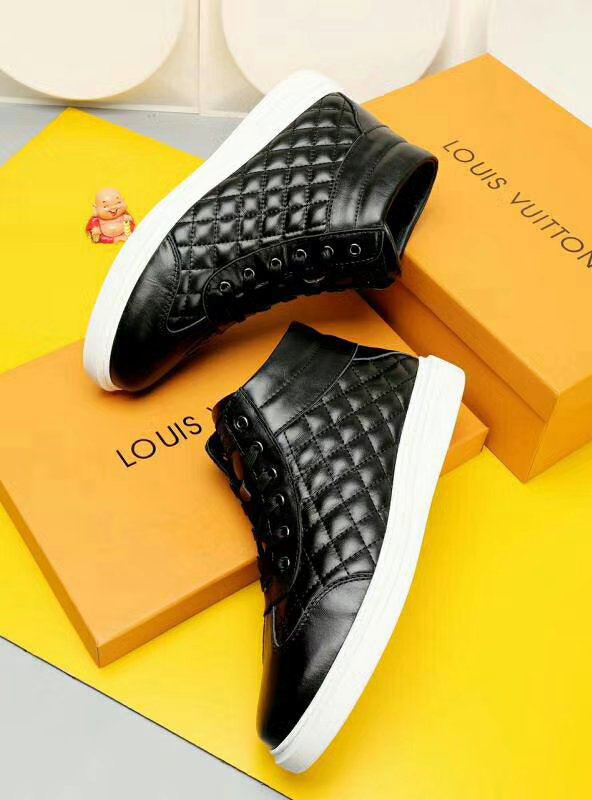GLM - LUV HIgh Top Metal Black Sneaker