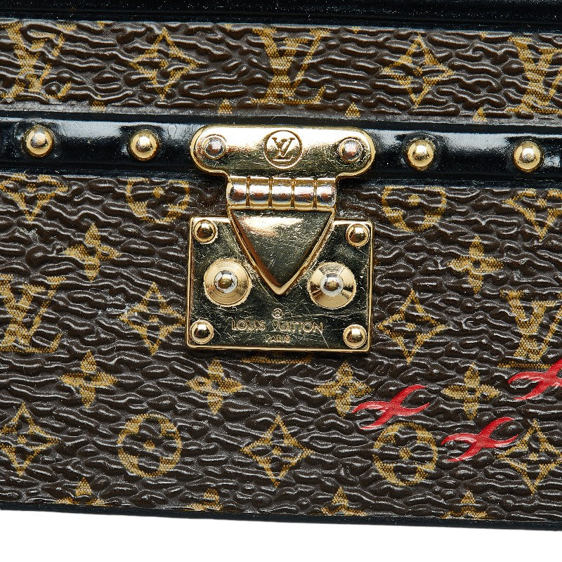 Louis Vuitton Monogram Pittet Mar Charm Keeling M78618 Brown G Leather  Louis Vuitton