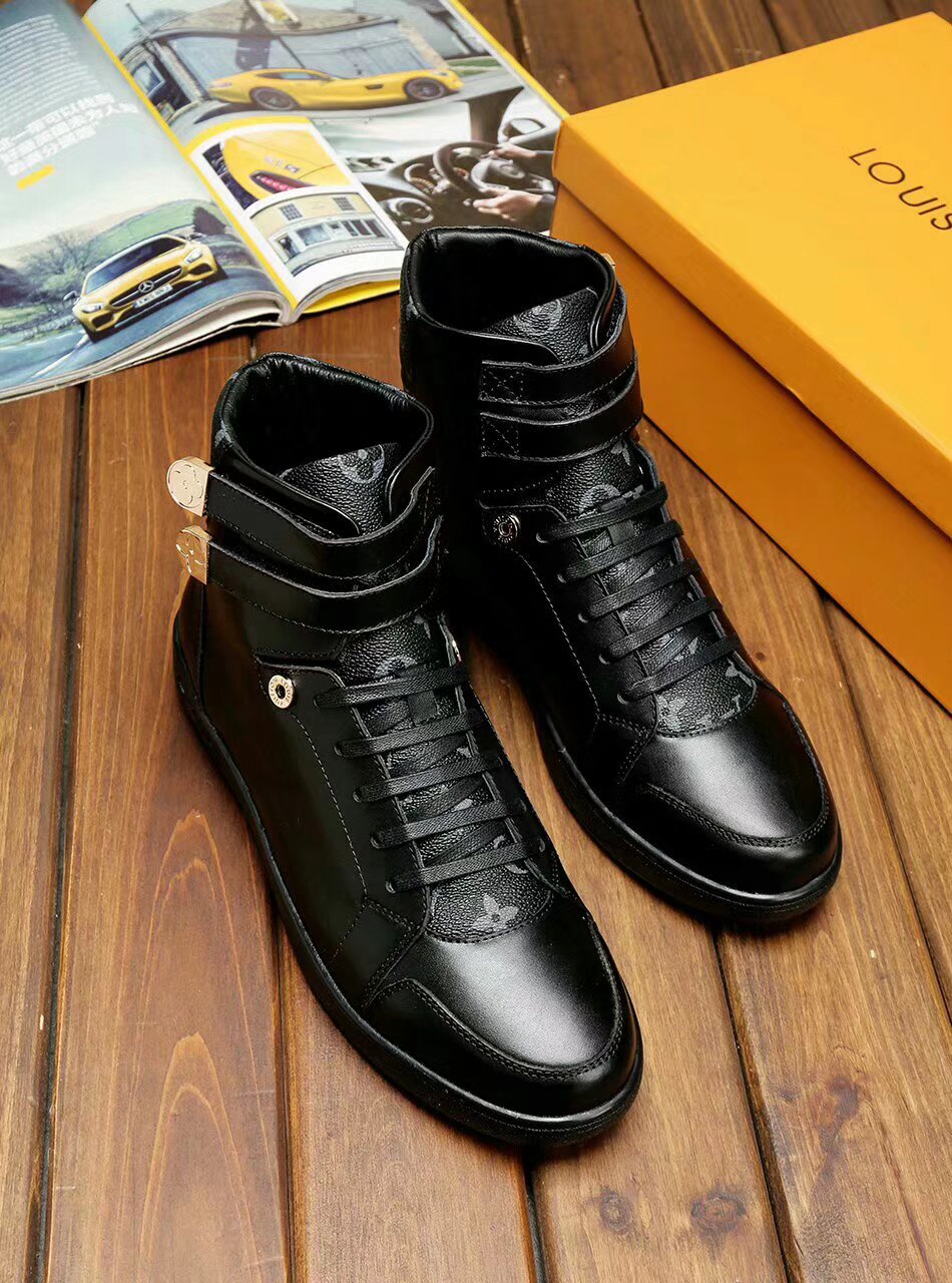 GLM - LUV HIgh Top Black Sneaker
