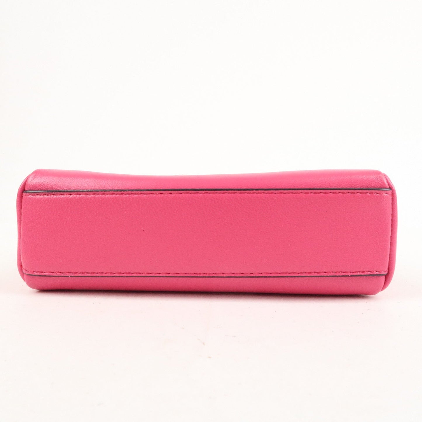 FENDI Leather Micro Peekaboo 2Way Bag Hand Bag Pink 8M0355