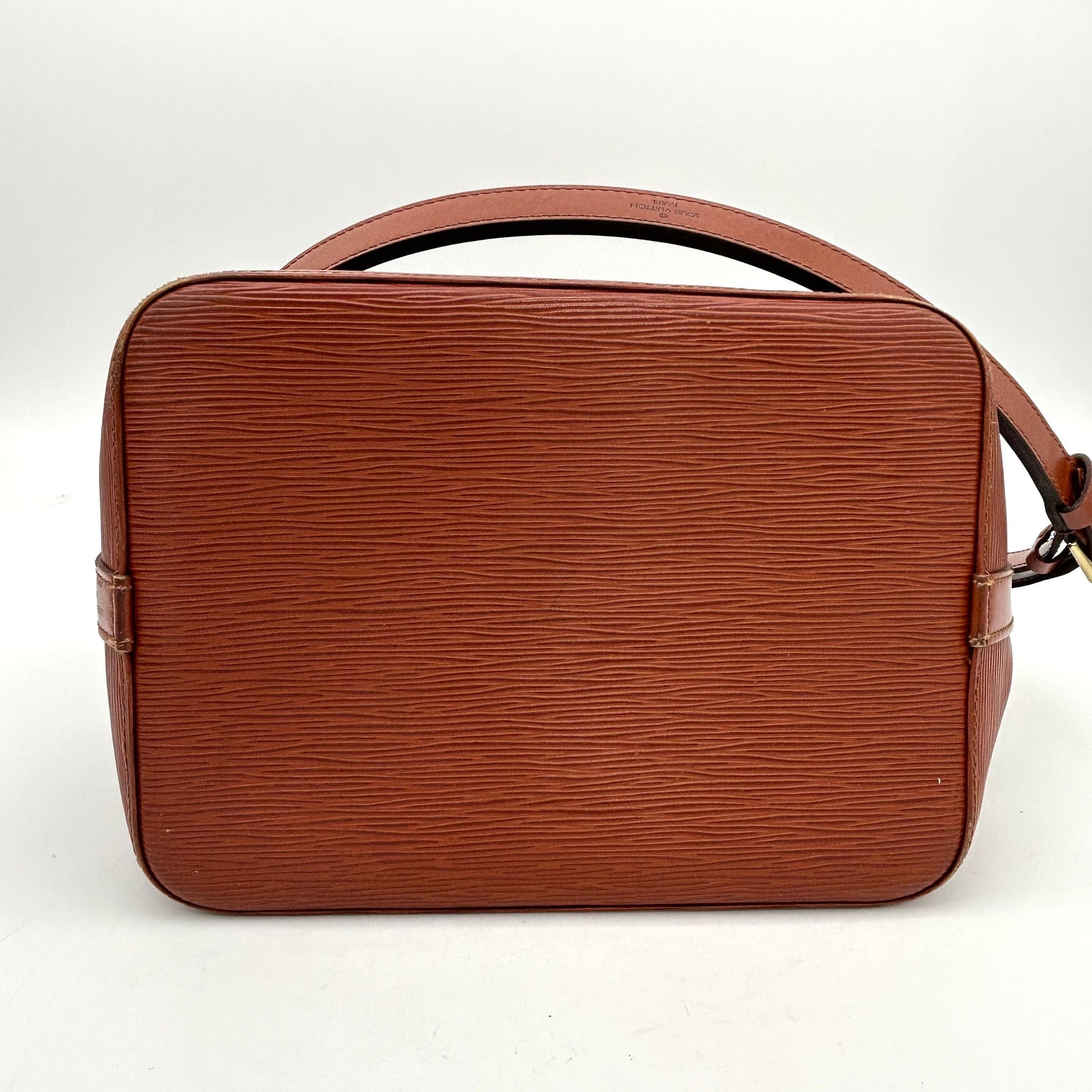 LOUIS VUITTON Epi Petit Noe Shoulder Bag Brown AE823