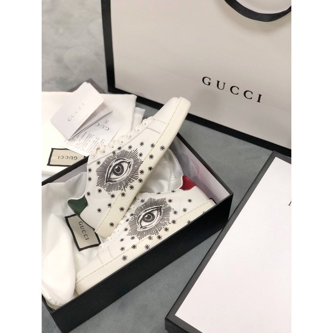 GLM-GCI  Ace with Eyes White Sneaker 104