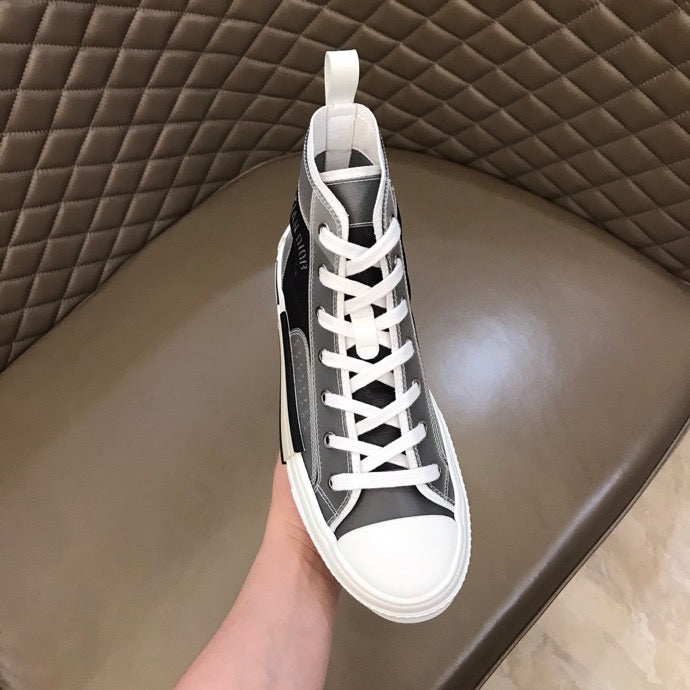 GLM - DIR B23 Black and White HIGH-TOP SNEAKER