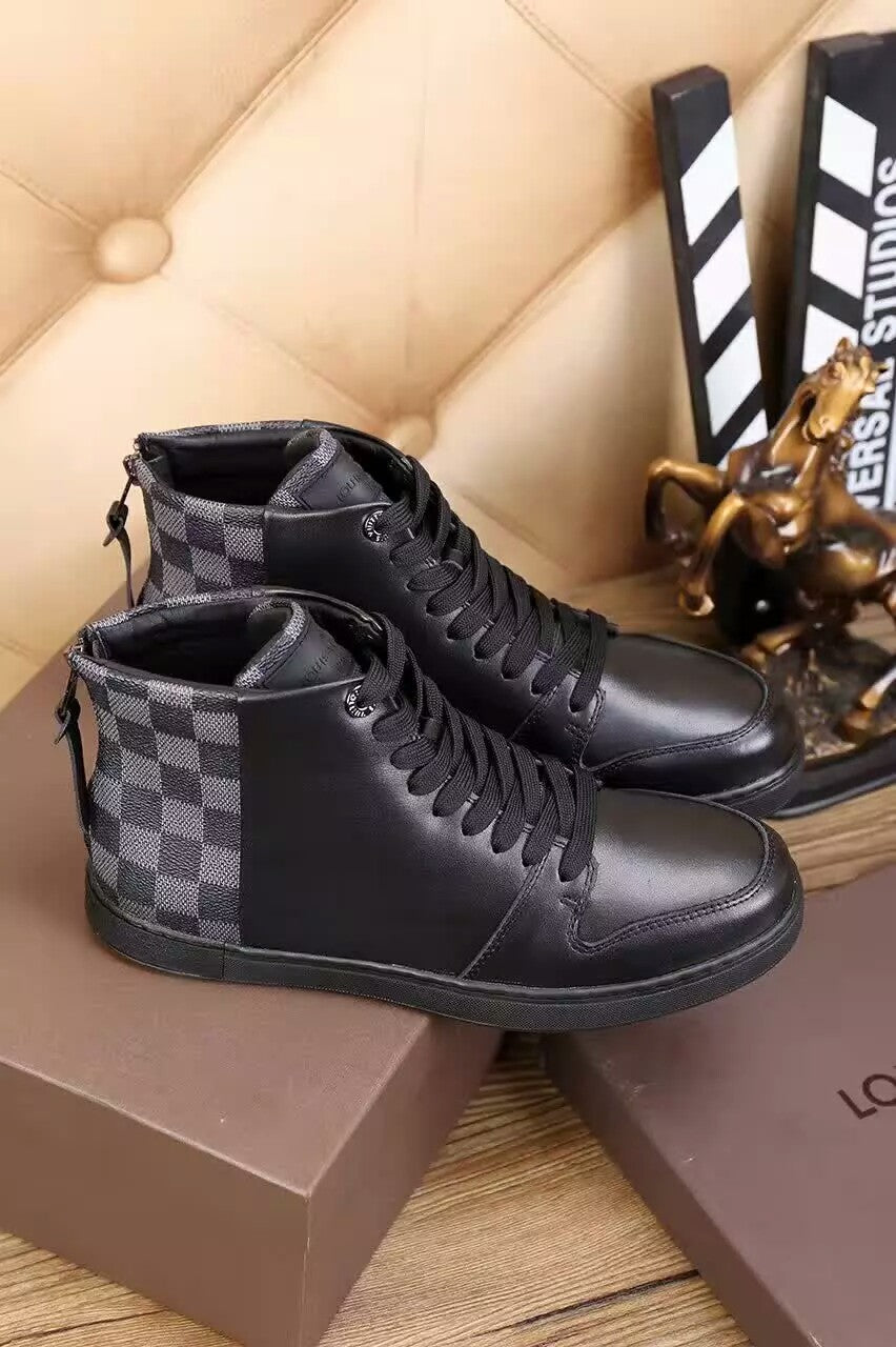 GLM - LUV HIgh Top Black Sneaker
