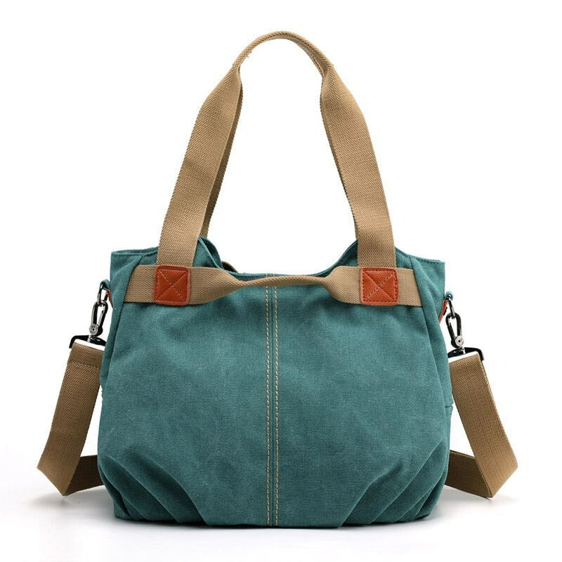 Solid Color Large Capacity Ladies Messenger Bag