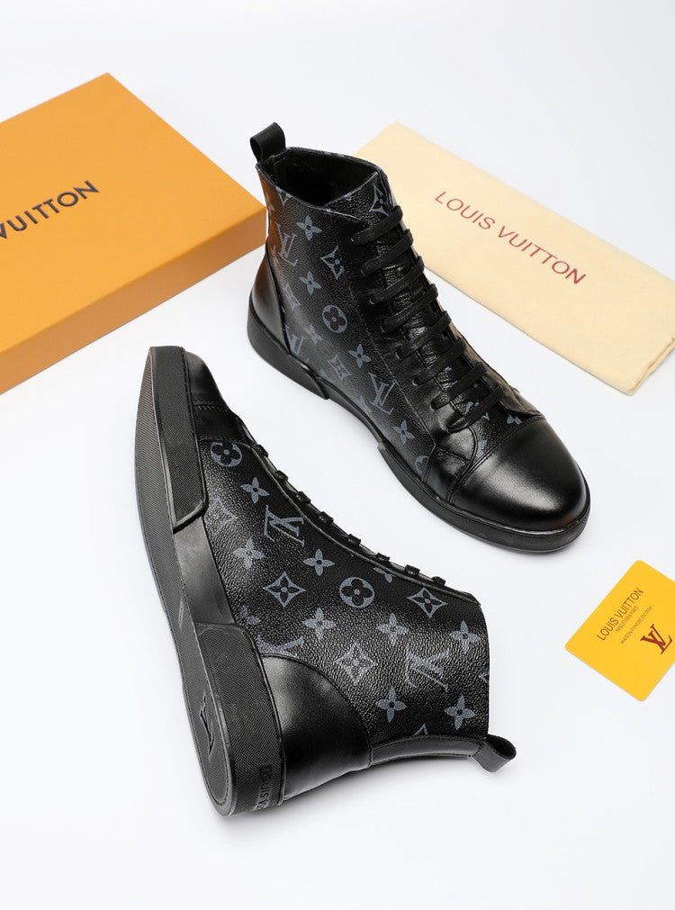GLM - LUV High GLMnogram Black Boot Sneaker