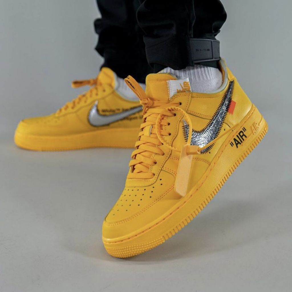 GLM - OW x AF1 Gold and Silver