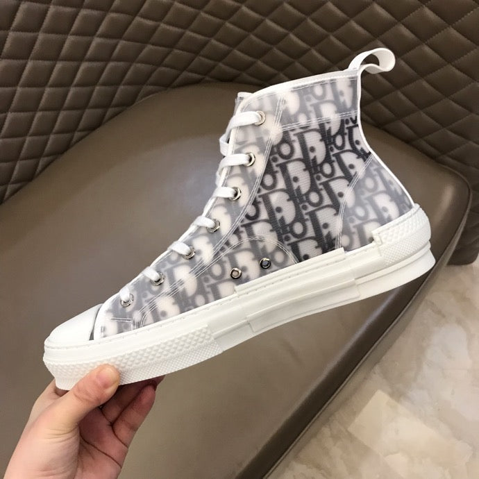 GLM - DIR B23 Black and White HIGH-TOP SNEAKER
