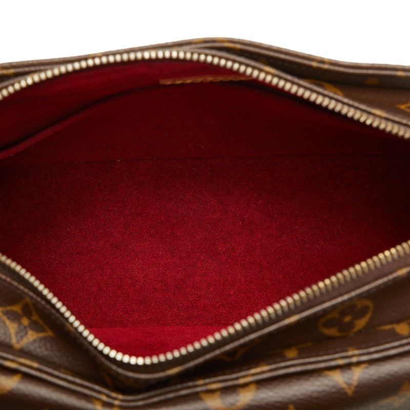 Louis Vuitton Monogram Vivace MM Handbag M51164 Brown PVC Leather  Louis Vuitton