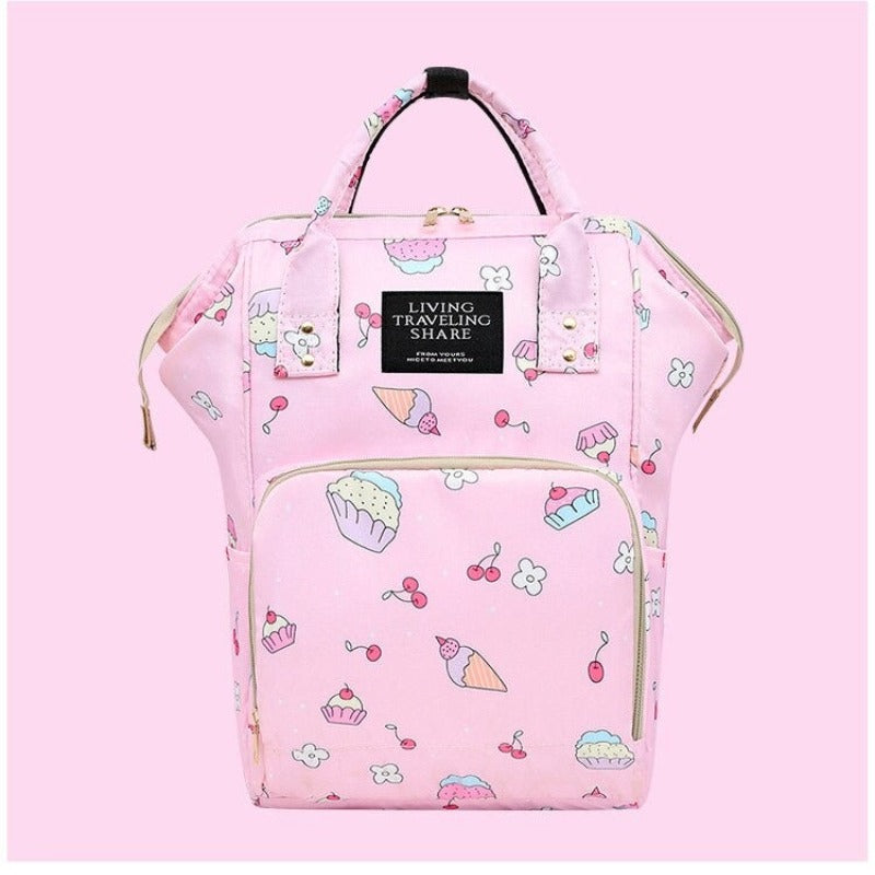 Nylon Large Capacity Waterproof Diaper Bags