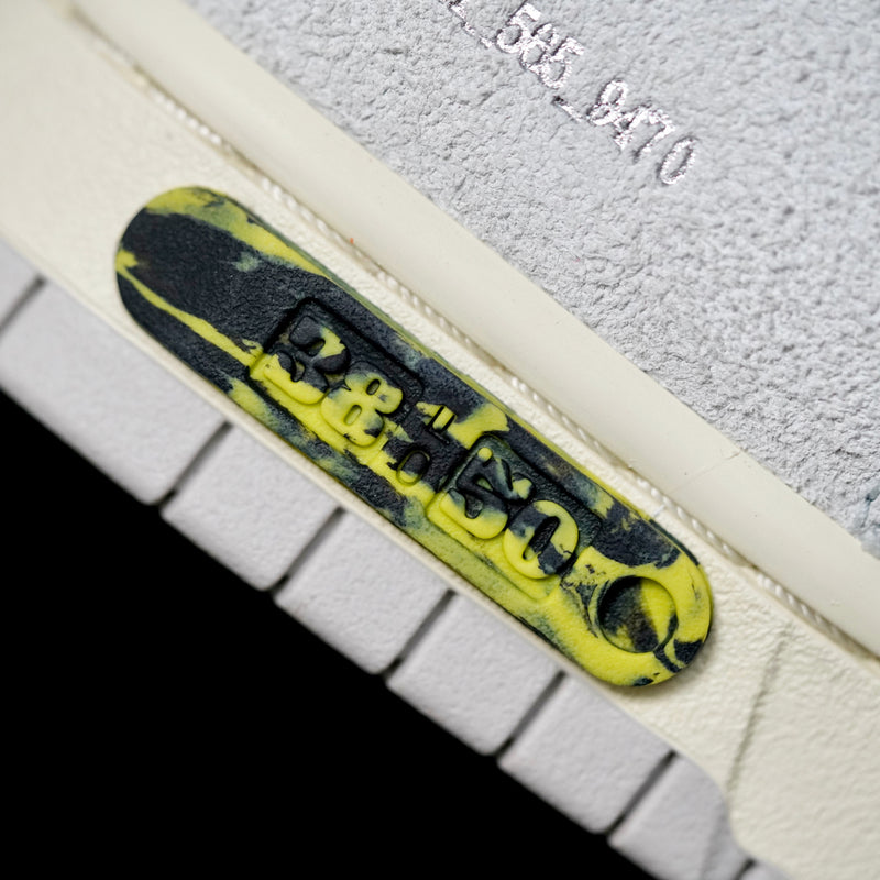 GLM - OW x Dunk (NO.38) light blue shoelace pink buckle