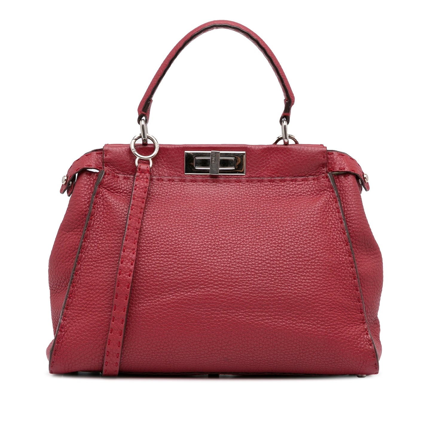 Fendi Selleria Peekaboo Medium Red