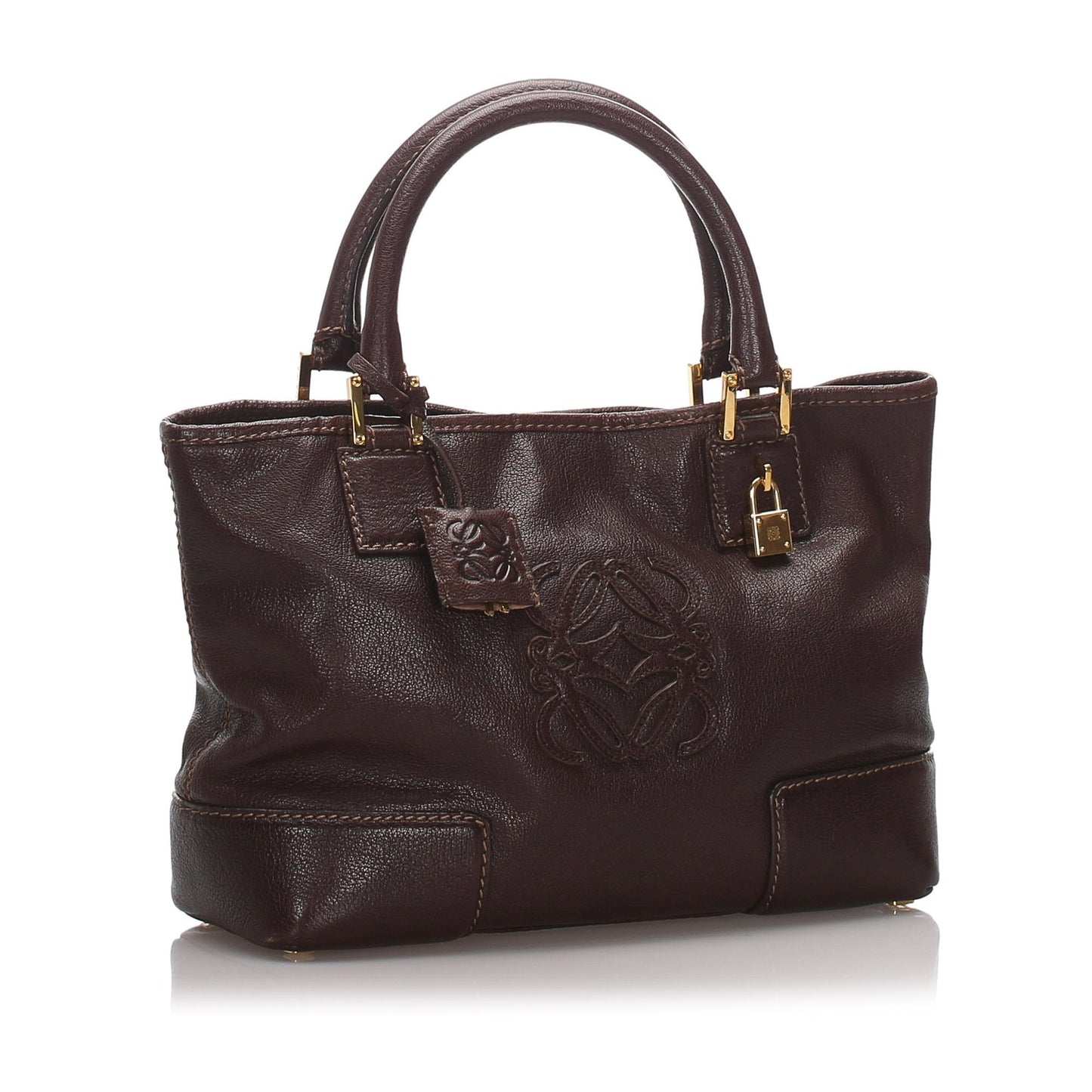 Pre-Loved Loewe Brown Calf Leather Tote Bag Spain