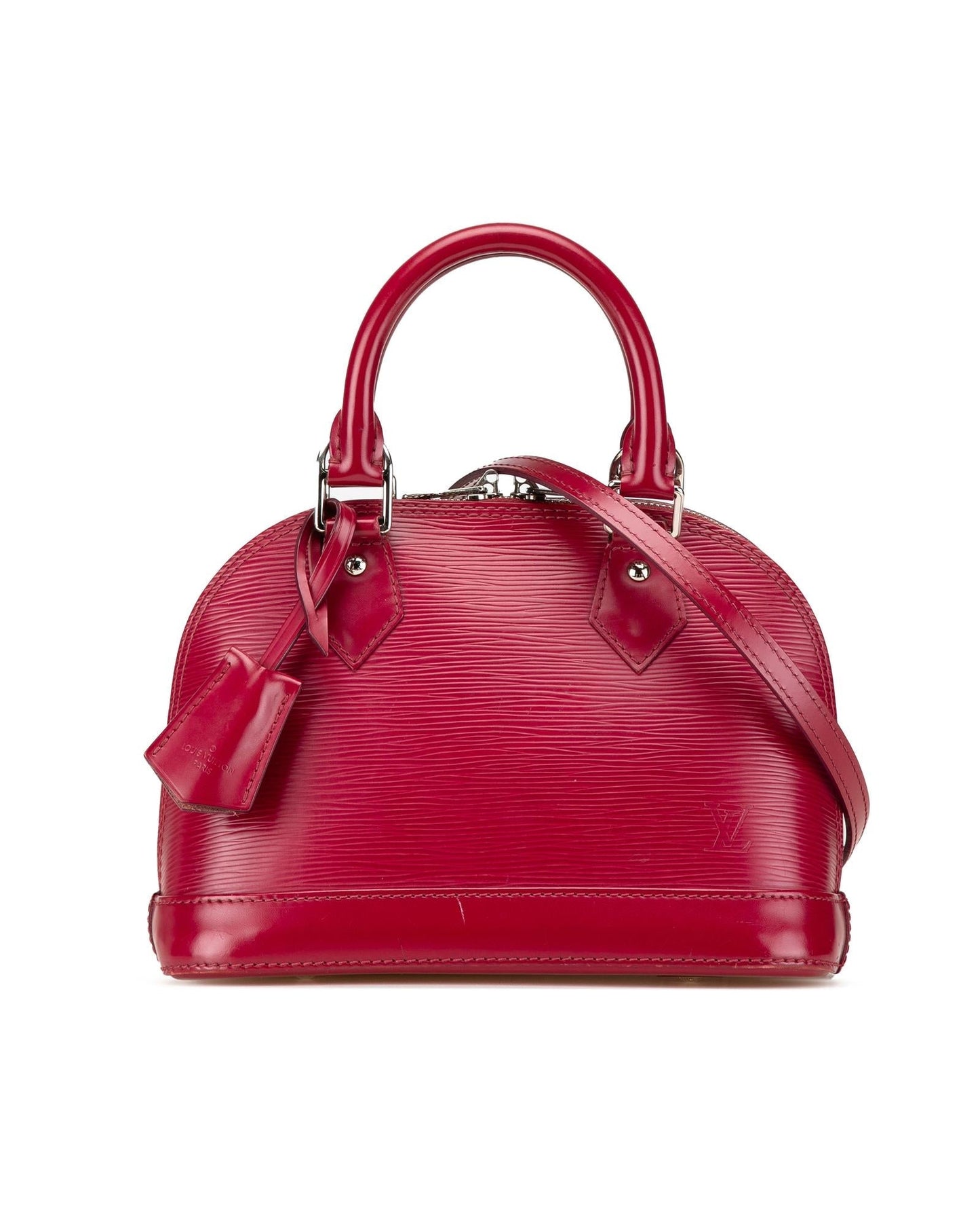Epi Leather Alma BB with Rolled Handles and Shoulder Strap