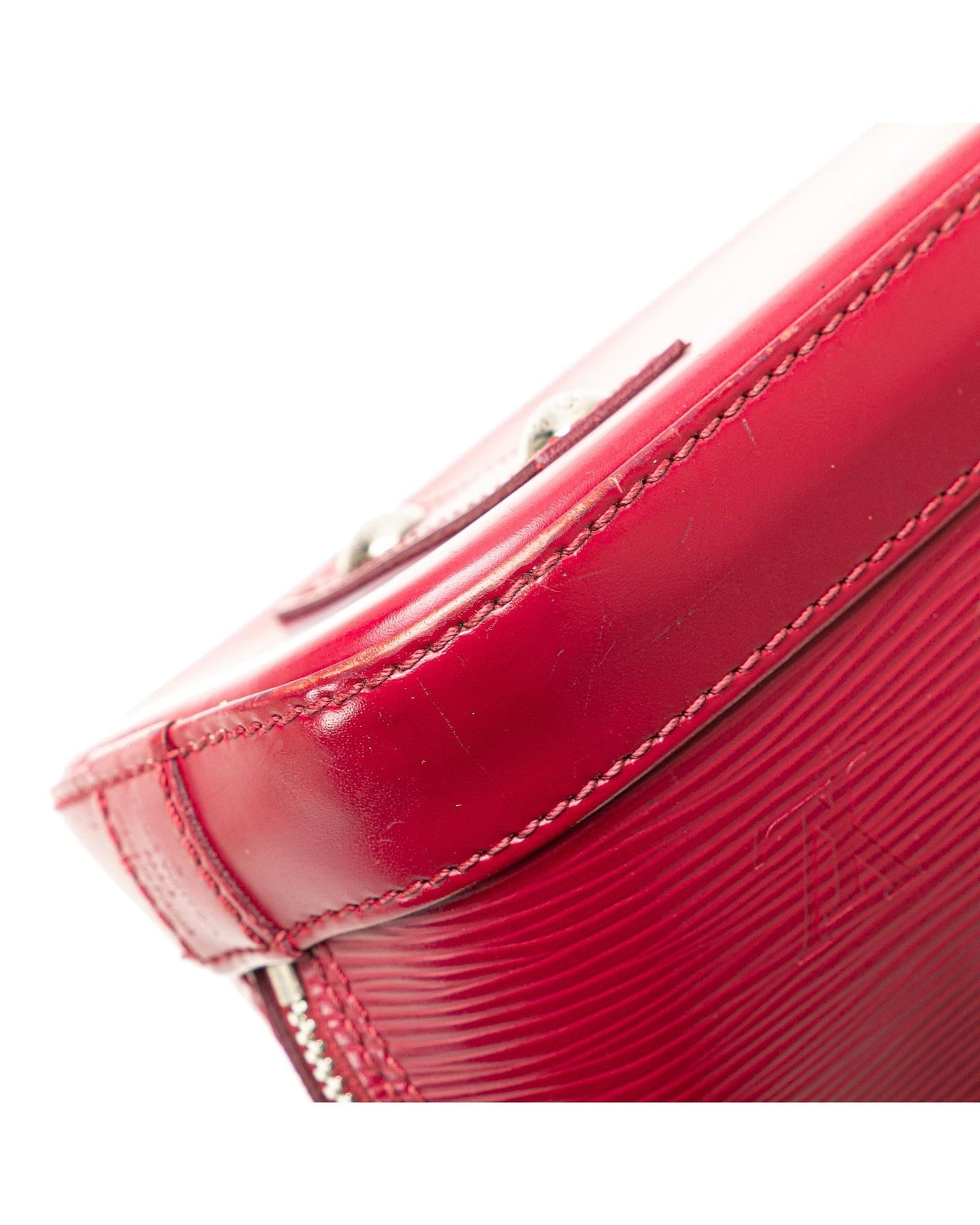 Epi Leather Alma BB with Rolled Handles and Shoulder Strap