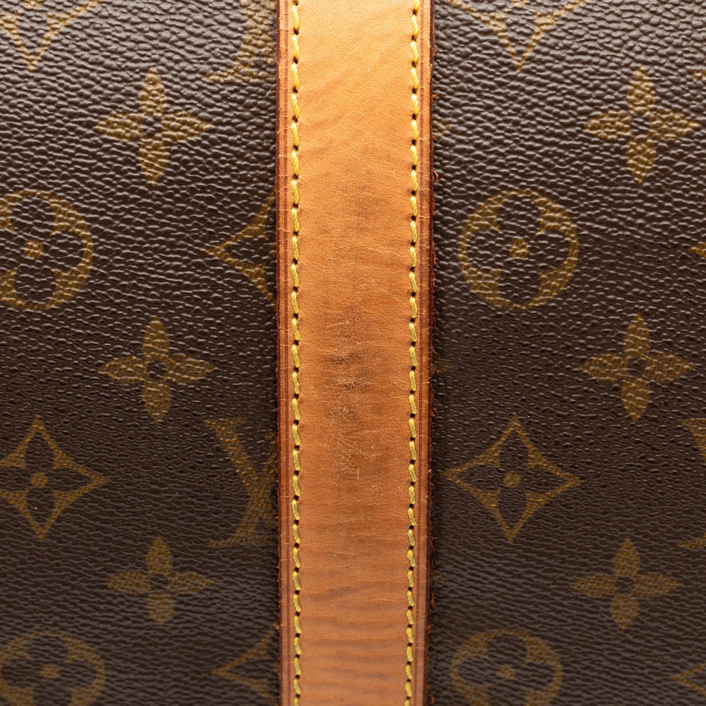 Brown Louis Vuitton Monogram Keepall 55 Travel Bag