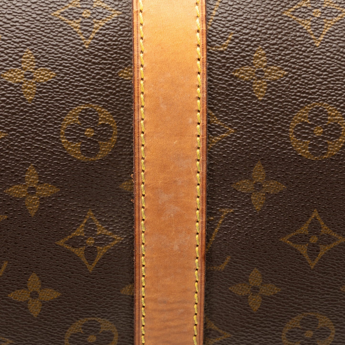 Brown Louis Vuitton Monogram Keepall 55 Travel Bag