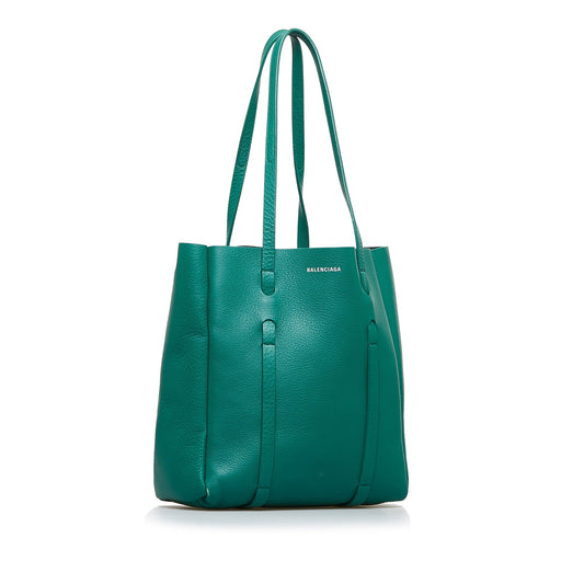 Green Balenciaga XS Everyday Tote Satchel
