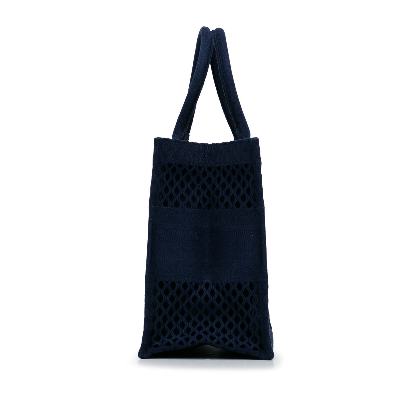 Dior Book Tote Medium Blue Mesh