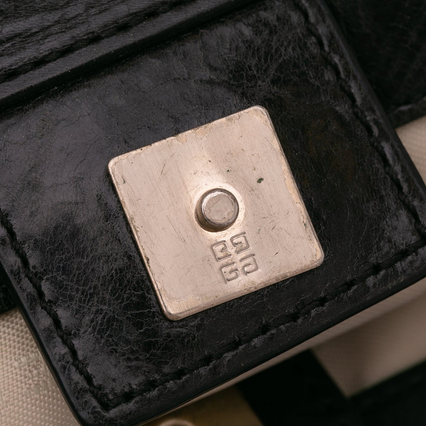 Beige Givenchy Monogram Nylon Tote Bag