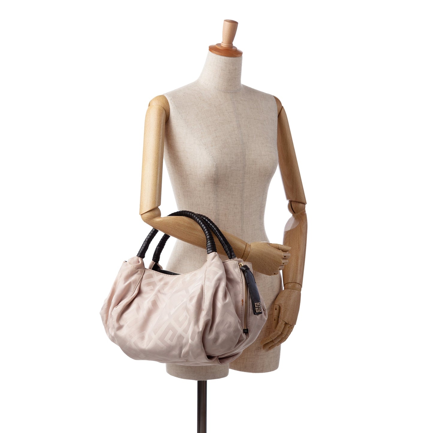 Beige Givenchy Monogram Nylon Tote Bag