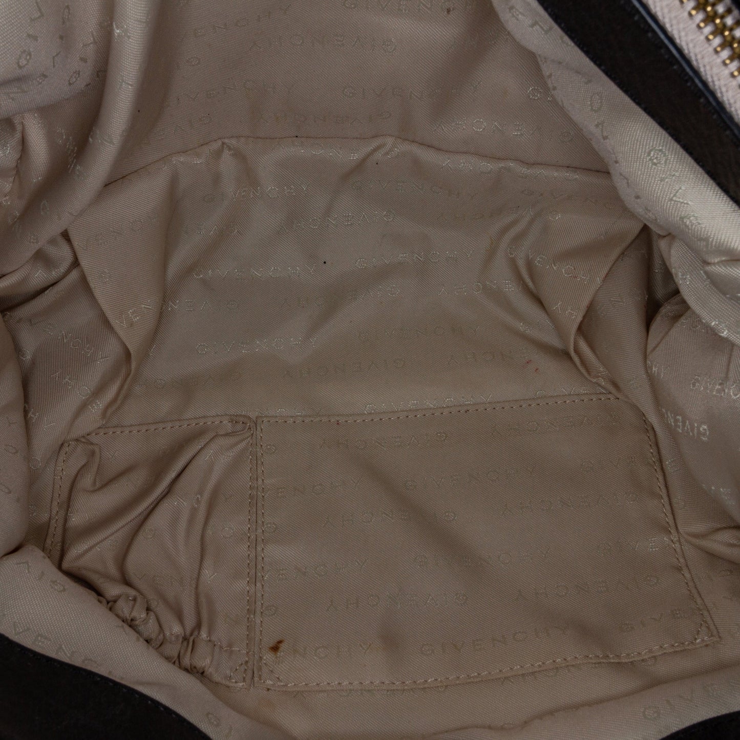 Beige Givenchy Monogram Nylon Tote Bag