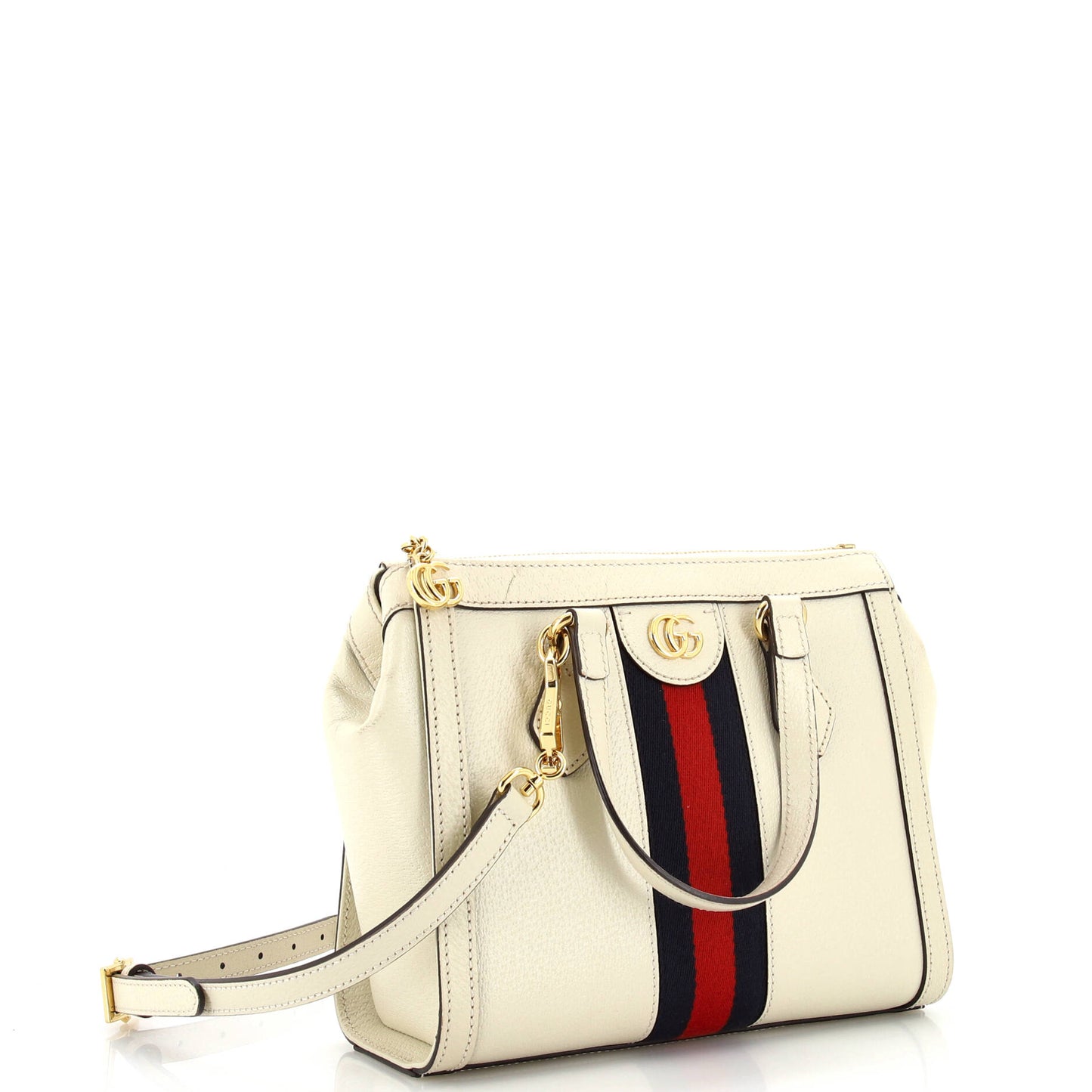 Ophidia Top Handle Tote Leather Small