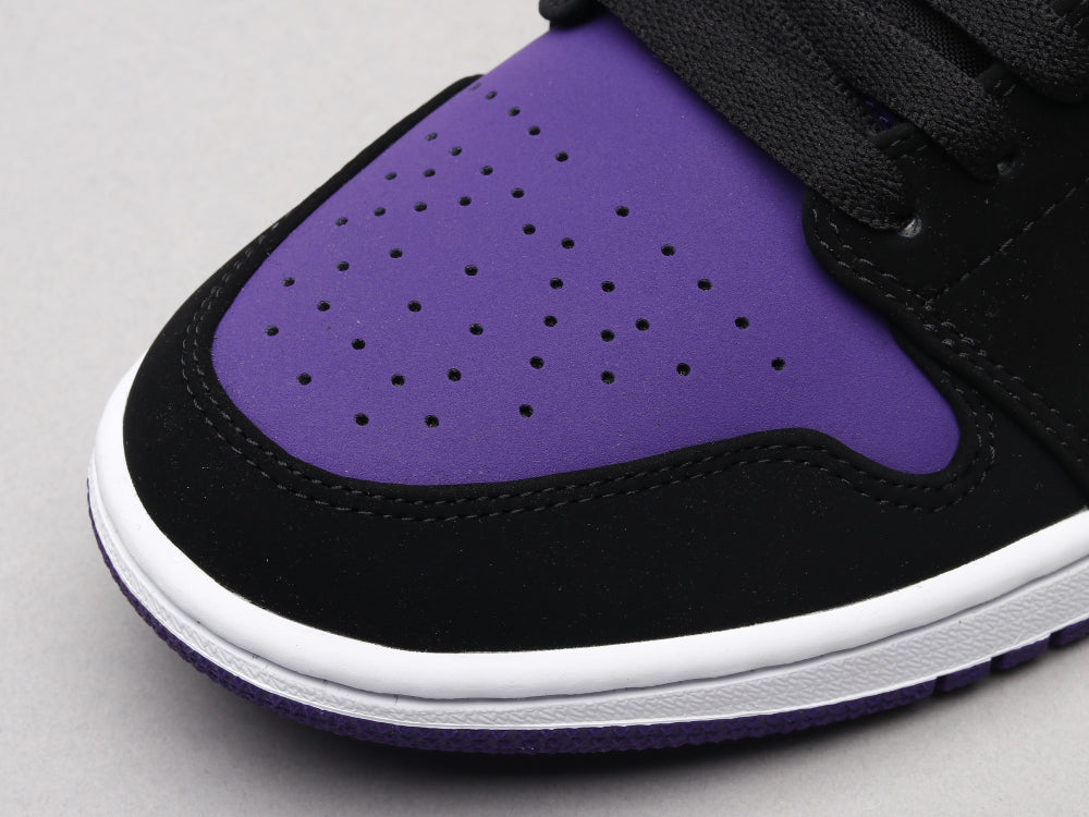 GLM - AJ1 black and purple toes