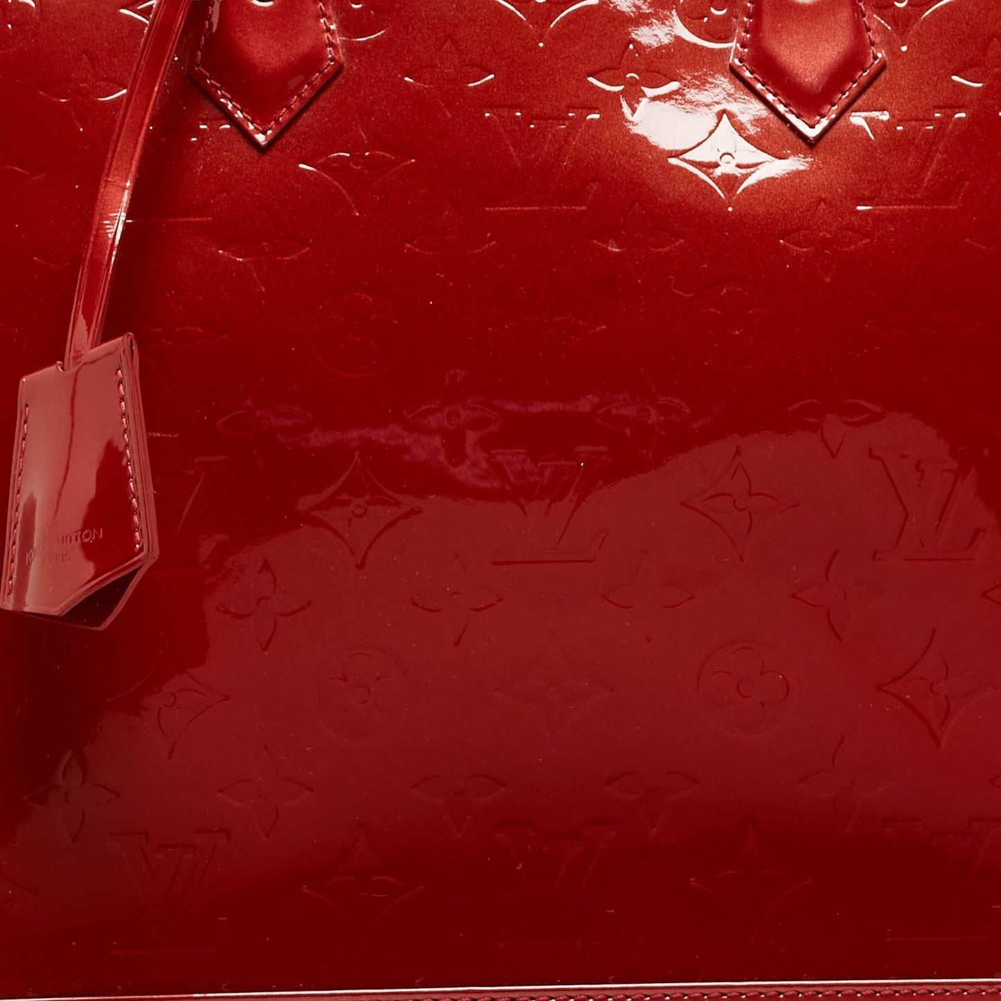 Louis Vuitton Pomme D Amour Monogram Vernis Alma Gm Bag