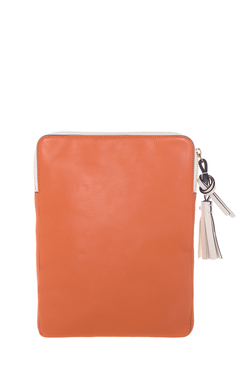 Chloe Orange Leather Pouch