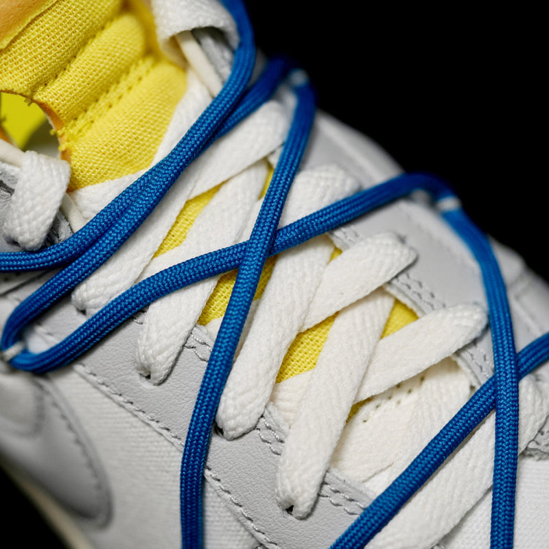 GLM - OW x Dunk (NO.10) blue shoelace yellow buckle