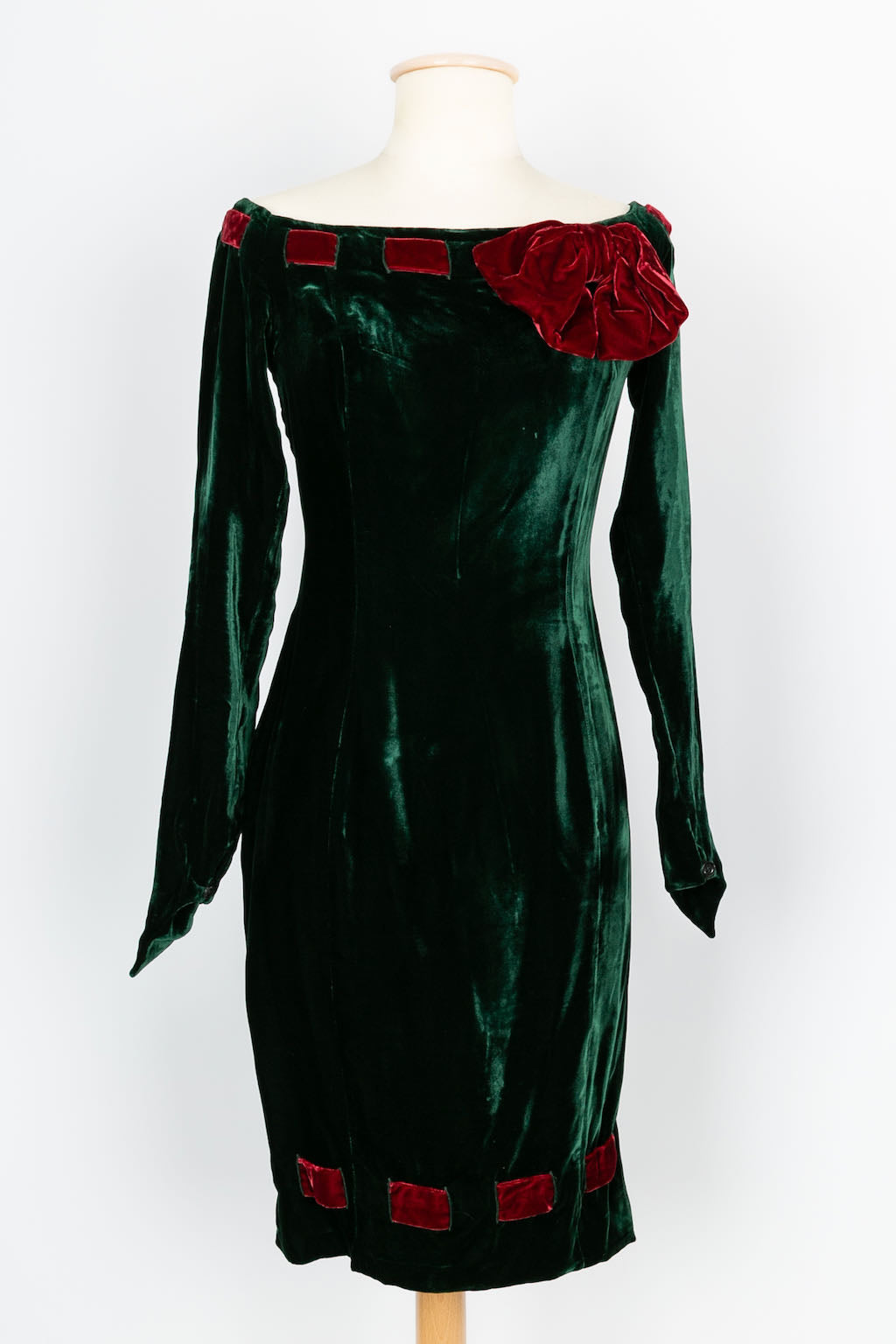 Robe en velours Junko Shimada
