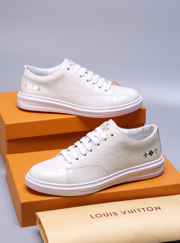 GLM - LUV Alligator White Sneaker