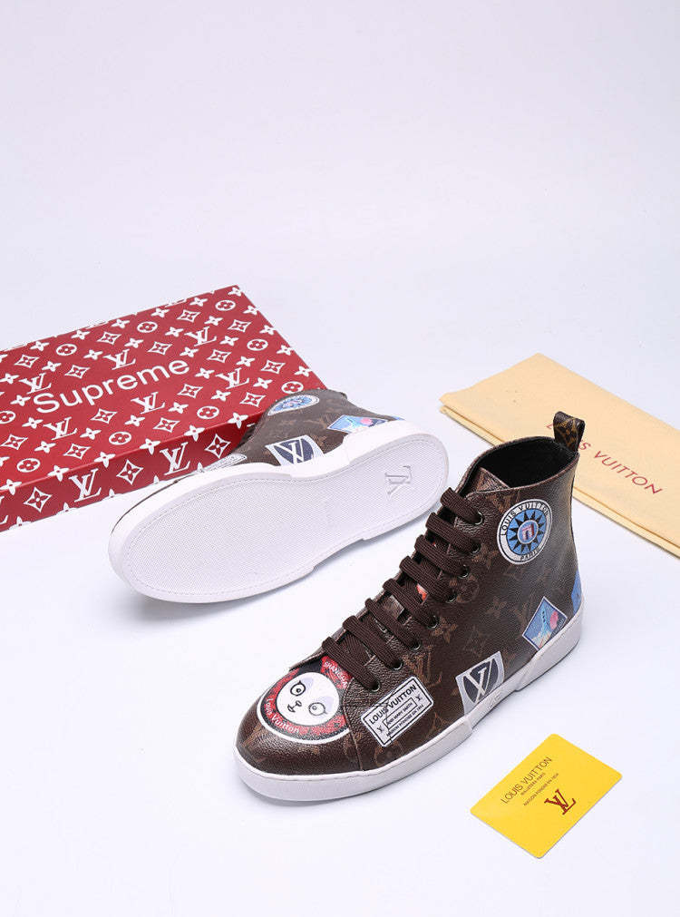 GLM - LUV Stellar Trainer Boot Brown Sneaker
