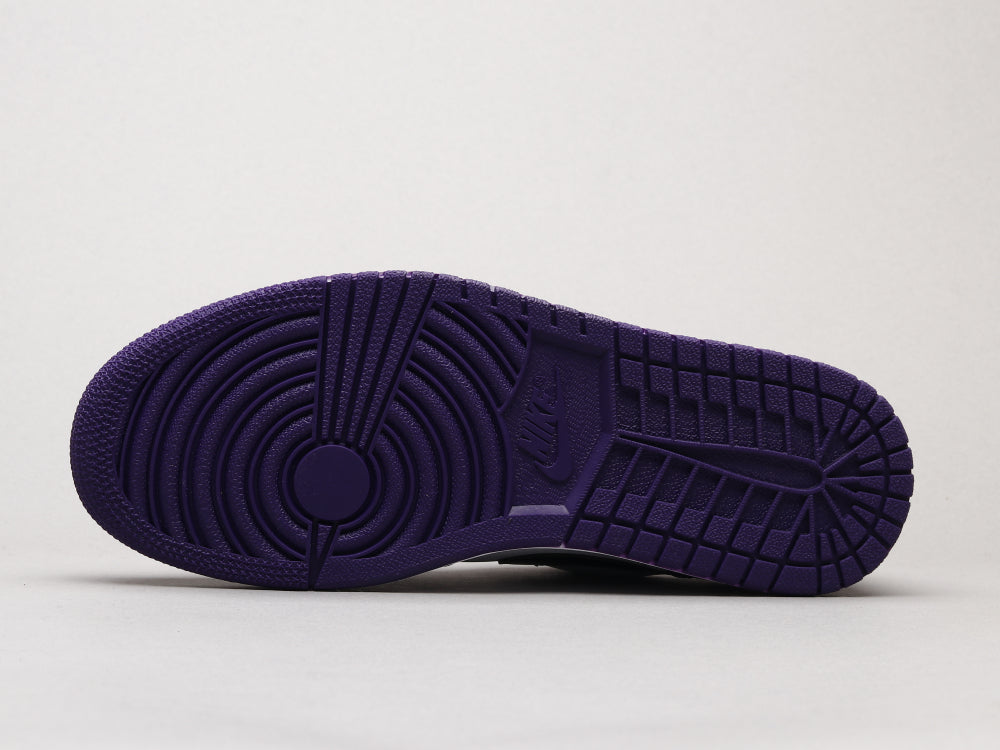 GLM - AJ1 black and purple toes