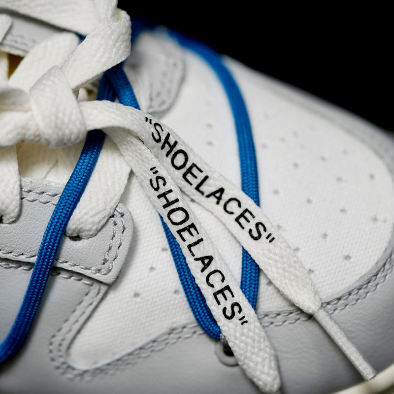 GLM - OW x Dunk (NO.10) blue shoelace yellow buckle