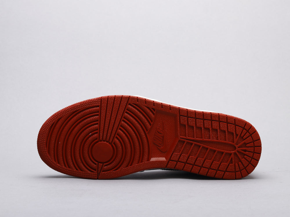 GLM - AJ1 black red toe